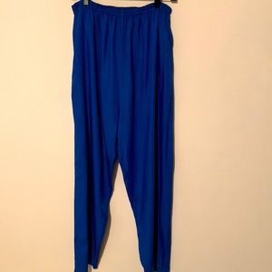Royal Blue Embellished Boho Pants